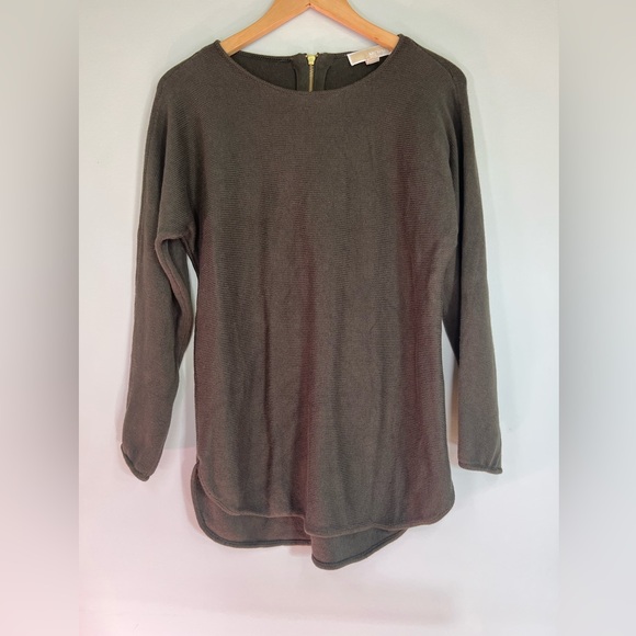 Michael Kors Olive Green Knit Sweater - Picture 1 of 5